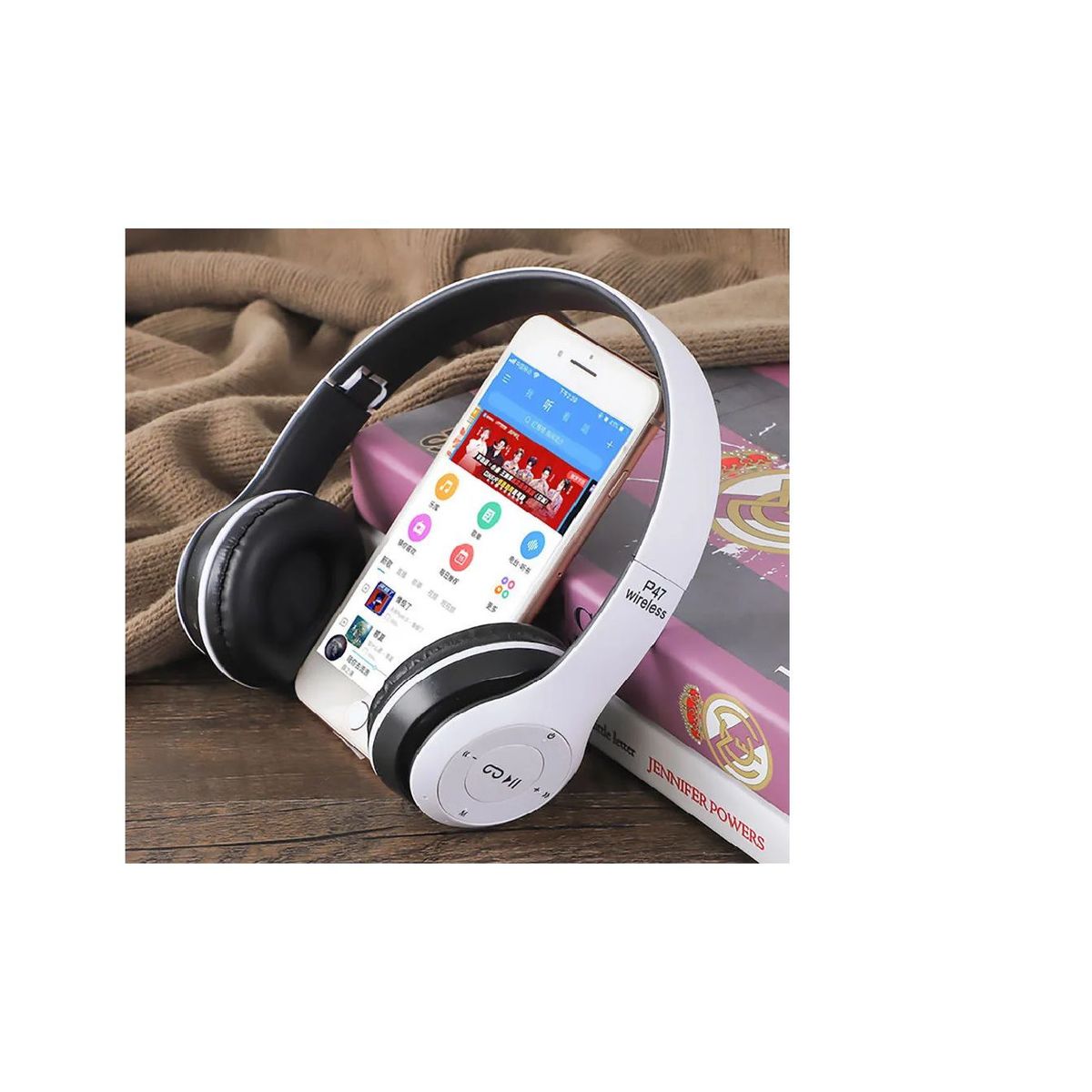 GENERICO - Audífono Inalámbrico P47 Con Bluetooth