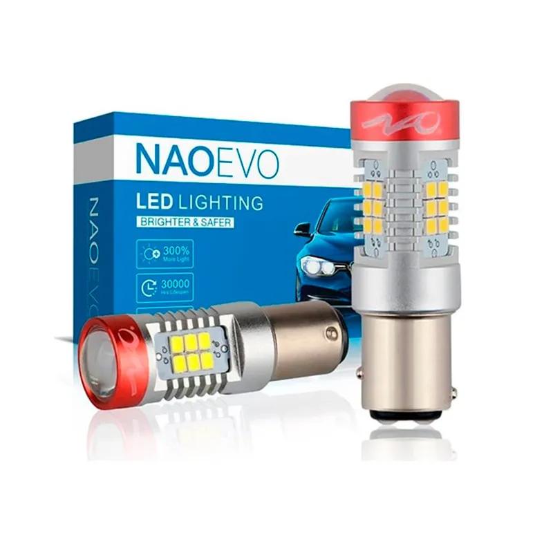 NAOEVO - Led Señal N5 P21/5W 1157 BAY15D Ámbar NAOEVO