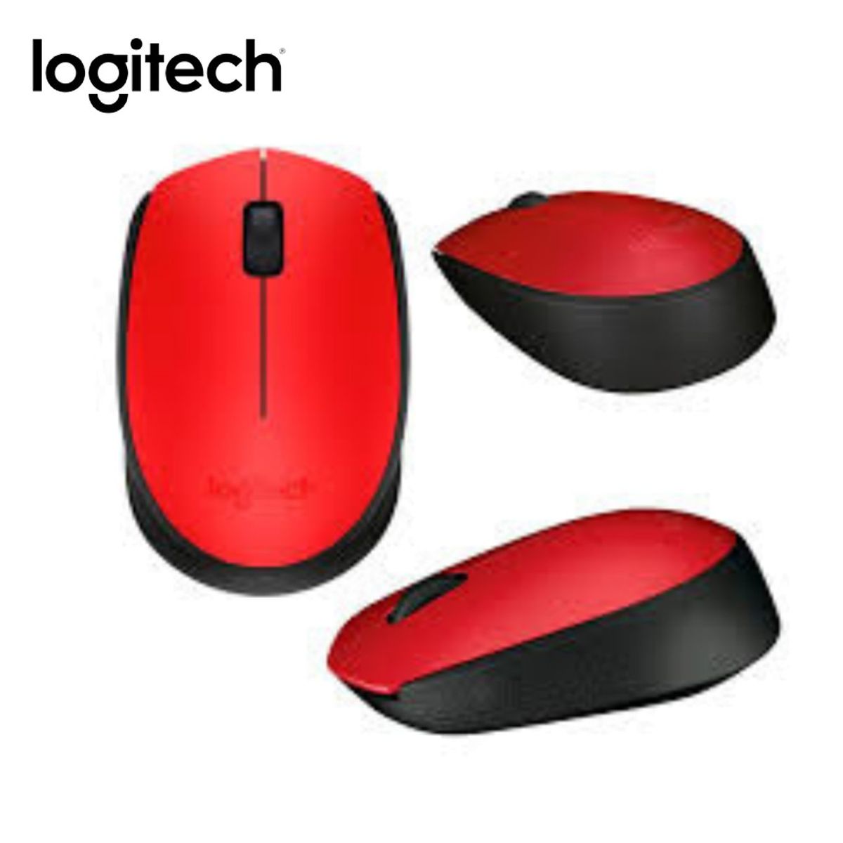 LOGITECH - MOUSE  LOGITECH M170  ROJO