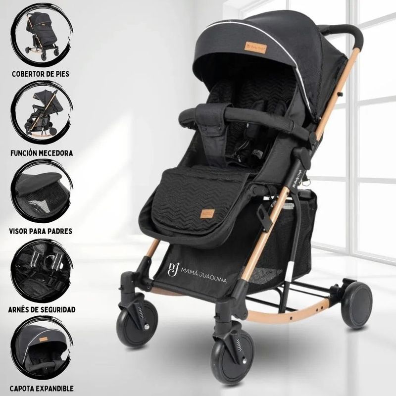 BABY HAPPY - Coche Cuna Mecedor IZZY  Funcion Mecedora