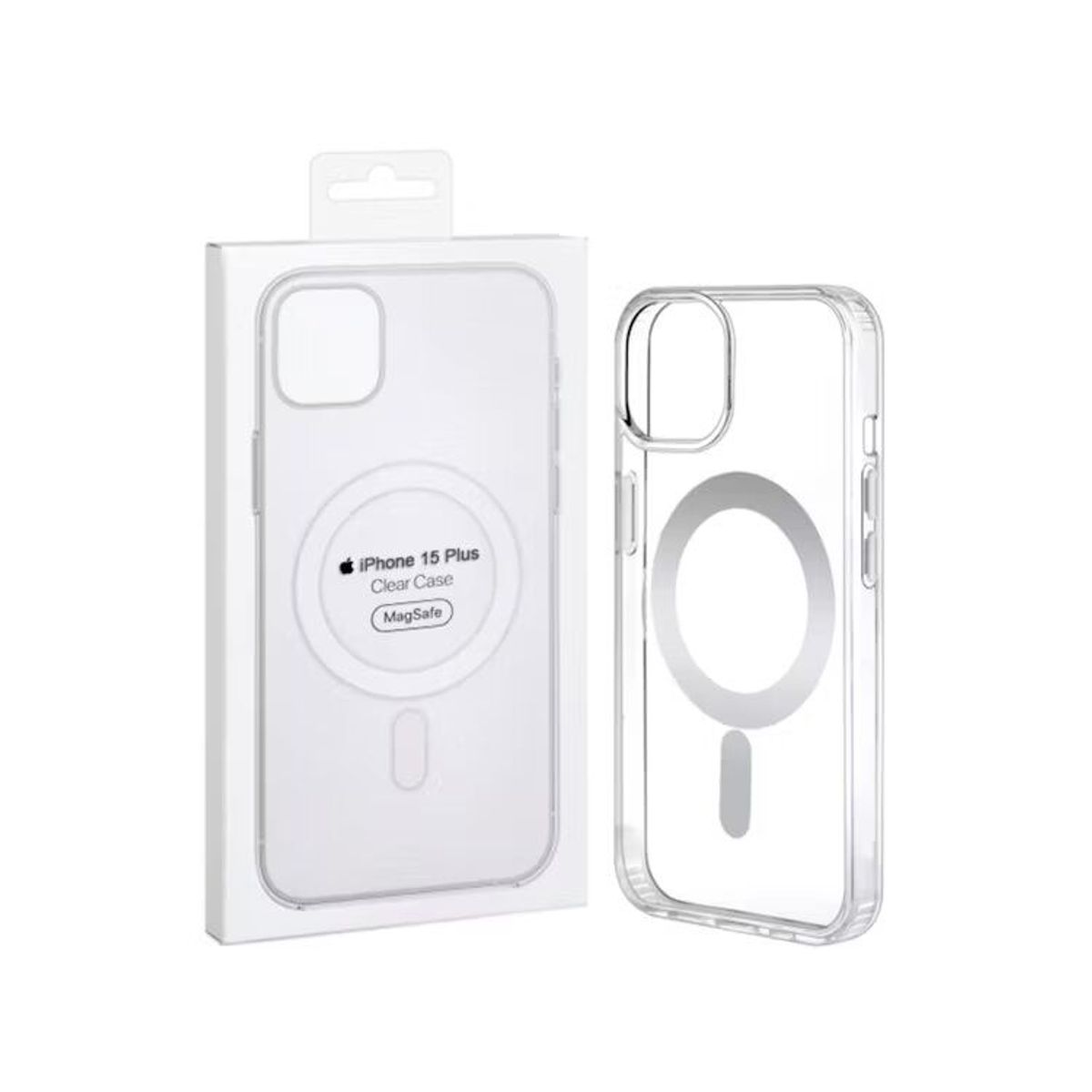 GENERICO - CASE MAGSAFE PARA IPHONE 15  - Transparente