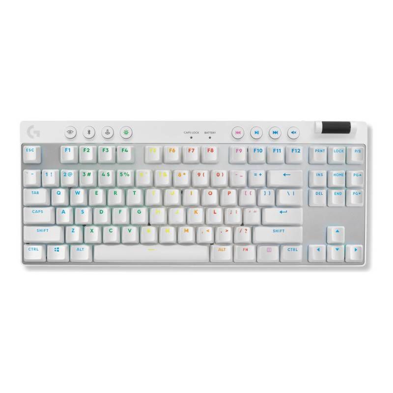 LOGITECH - TECLADO LOGITECH PRO X TKL LIGHTSPEED USB WHITE
