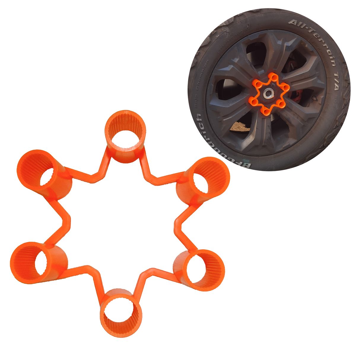 GENERICO - Seguro de Tuerca para Camionetas Hilux - Frontier 6X21mm