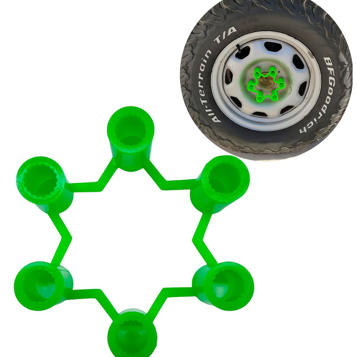 GENERICO - Seguro de Tuerca para Camionetas Hilux - Frontier 6X21mm