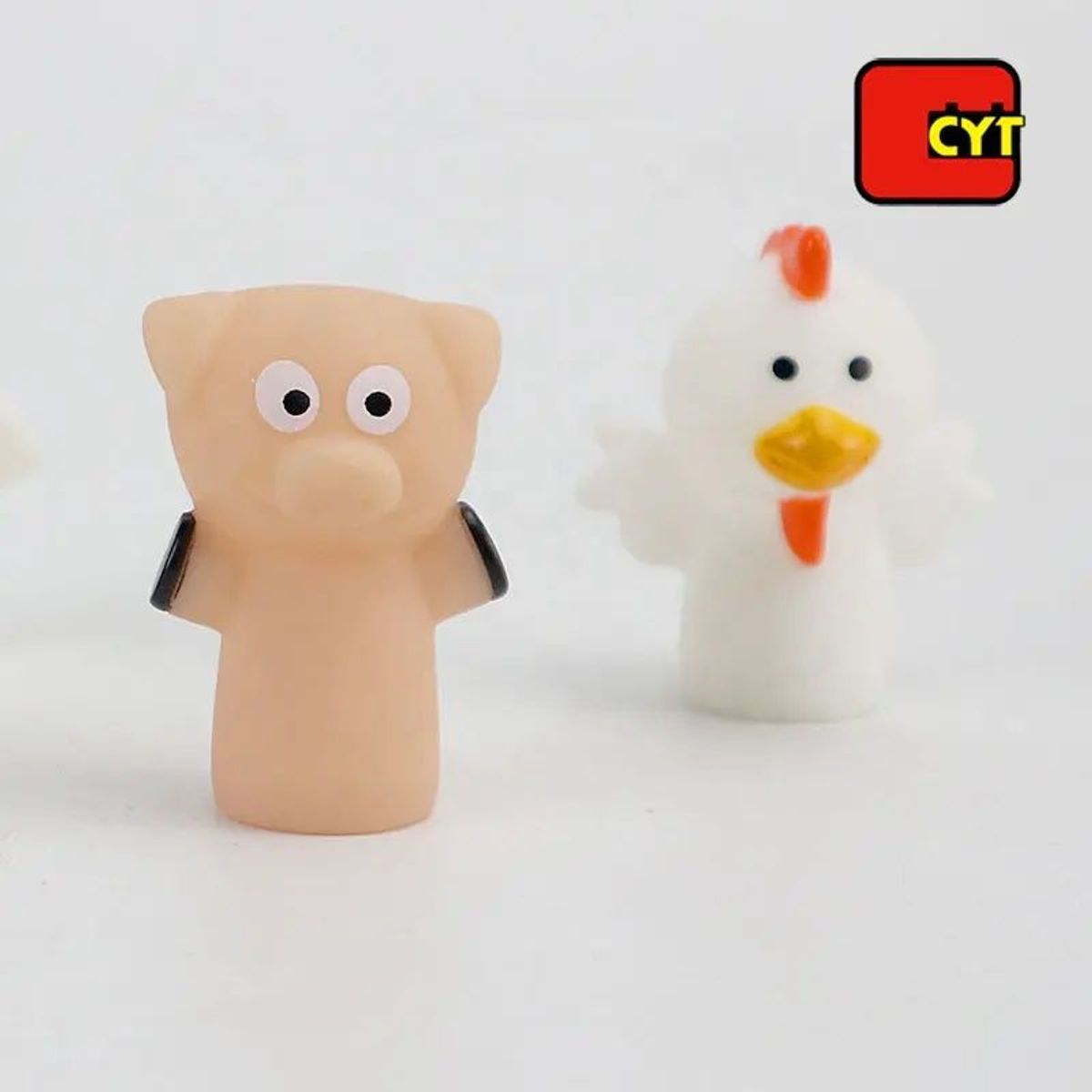 GENERICO - Títeres Para Dedos Modelo  Animales de la Granja