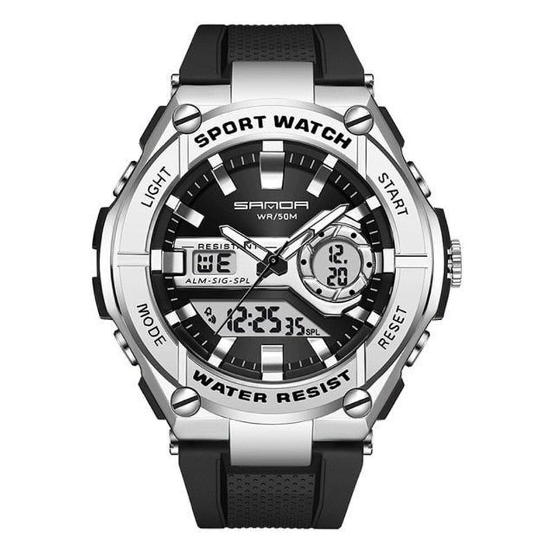 SANDA - RELOJ SANDA 3123 DEPORTIVO BLANCO