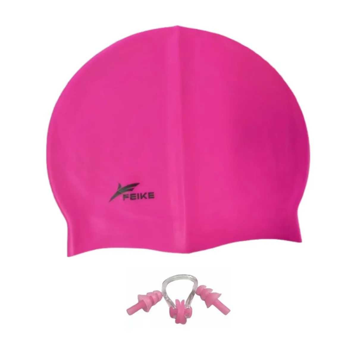 FEIKE - Lentes Natación Rosados HD Protección UV y Gorro de Silicona