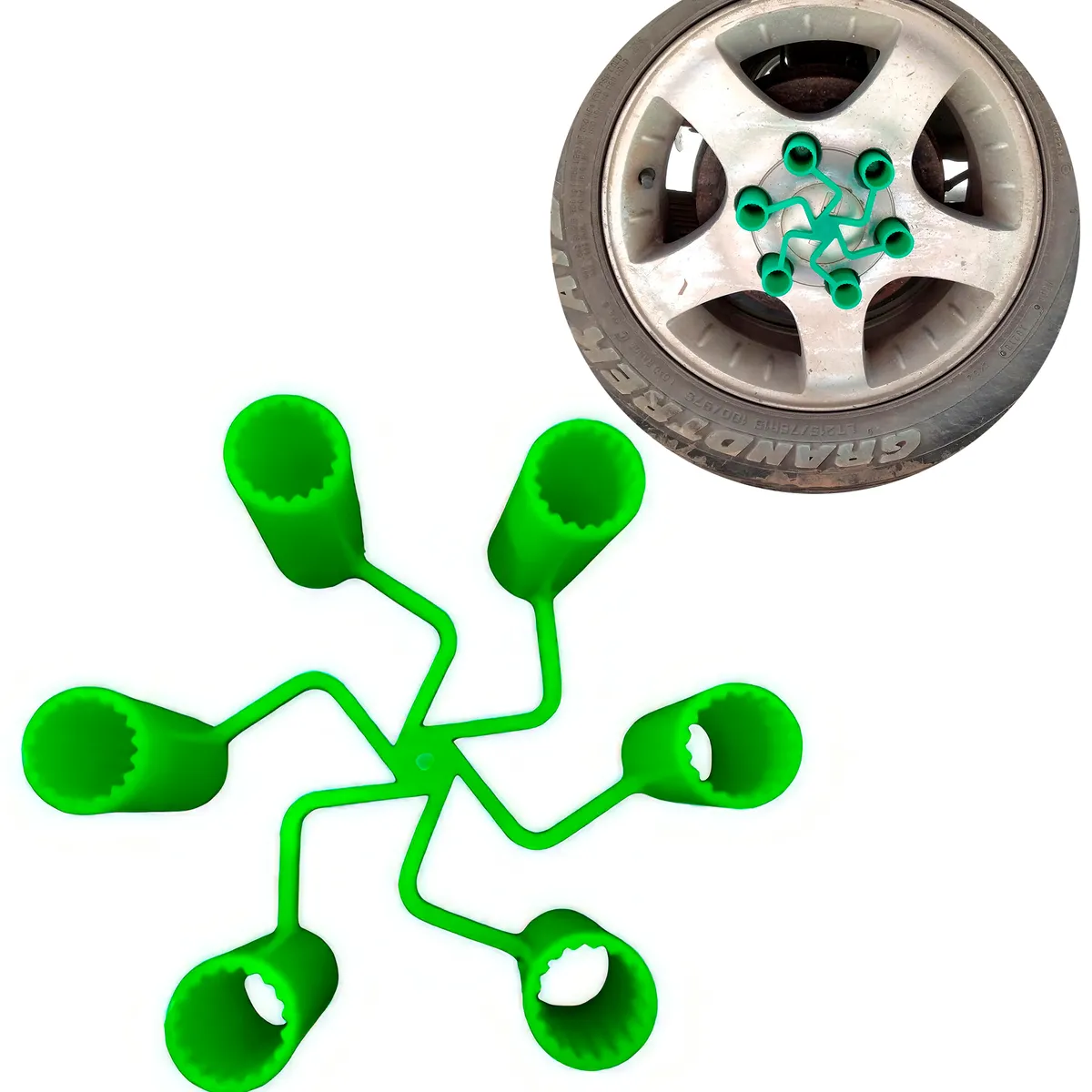 GENERICO - Seguro de Tuerca para Camionetas Hilux - Frontier 6X21 mm