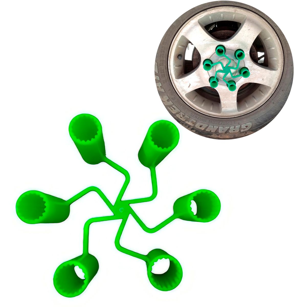 GENERICO - Seguro de Tuerca para Camionetas Hilux - Frontier 6X21 mm