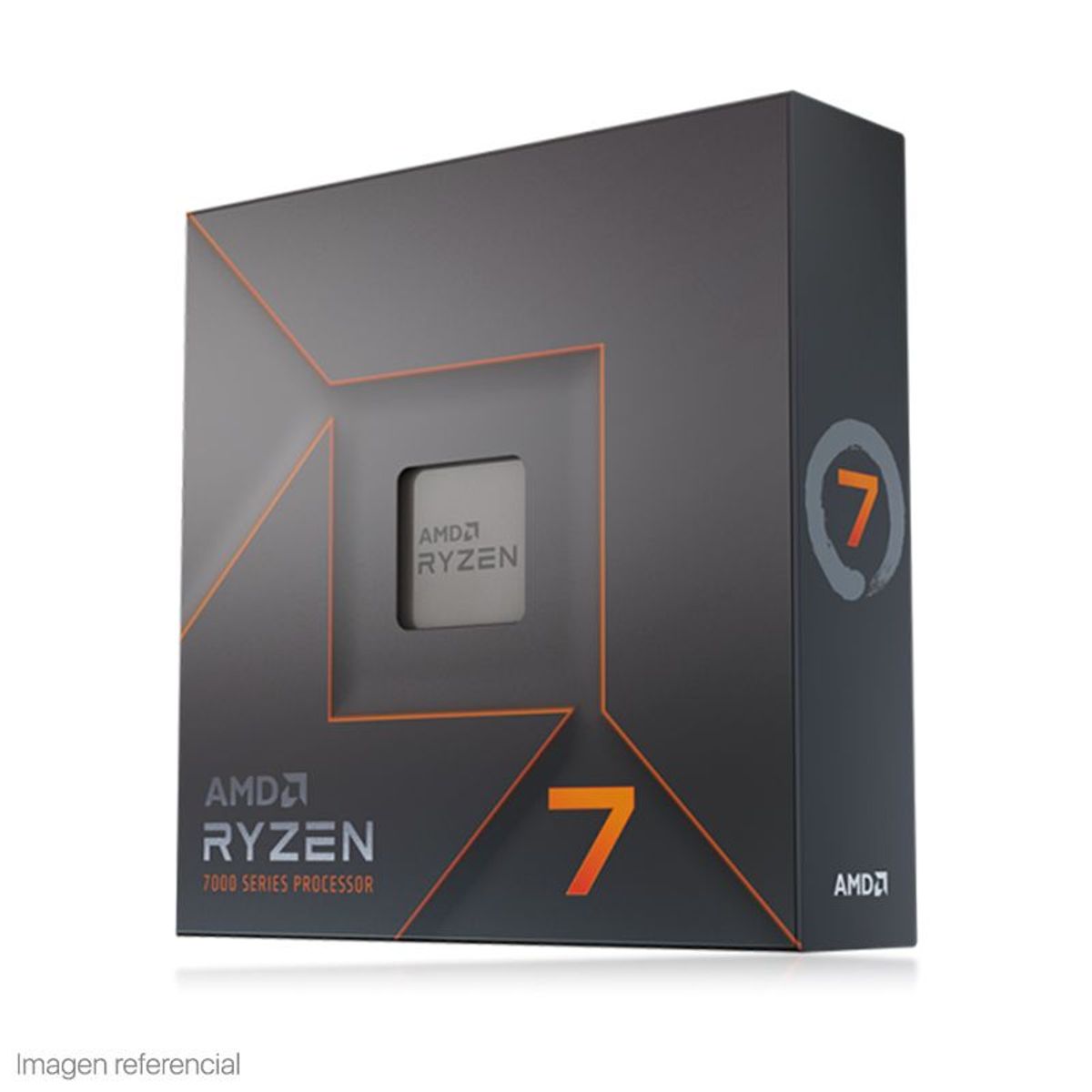 AMD - Procesador AMD Ryzen 7 7700X 4.5/5.4GHz, 32MB L3, 8-Core, AM5