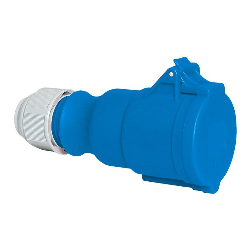GENERICO - TOMA AEREO 16AMP 2P T 250V AZUL 6H IP44 BALS