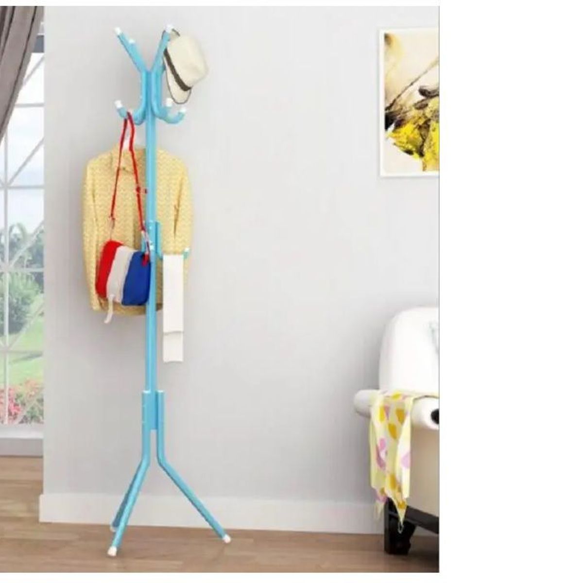 GENERICO - Perchero de Pie Colgador Organizador de Metal