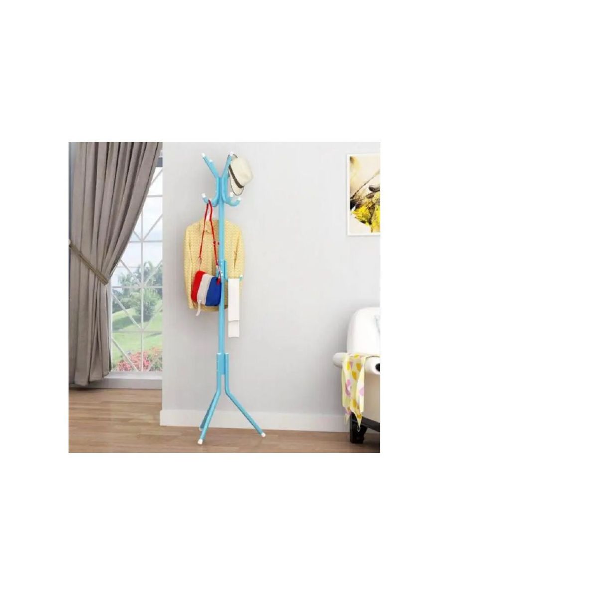 GENERICO - Perchero de Pie Colgador Organizador de Metal