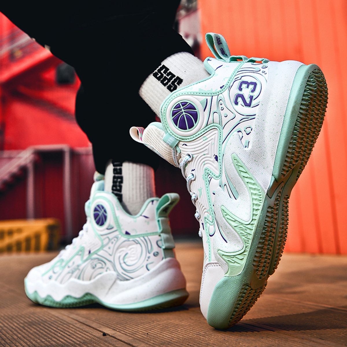 BLWOENS - Zapatillas de baloncesto para hombres