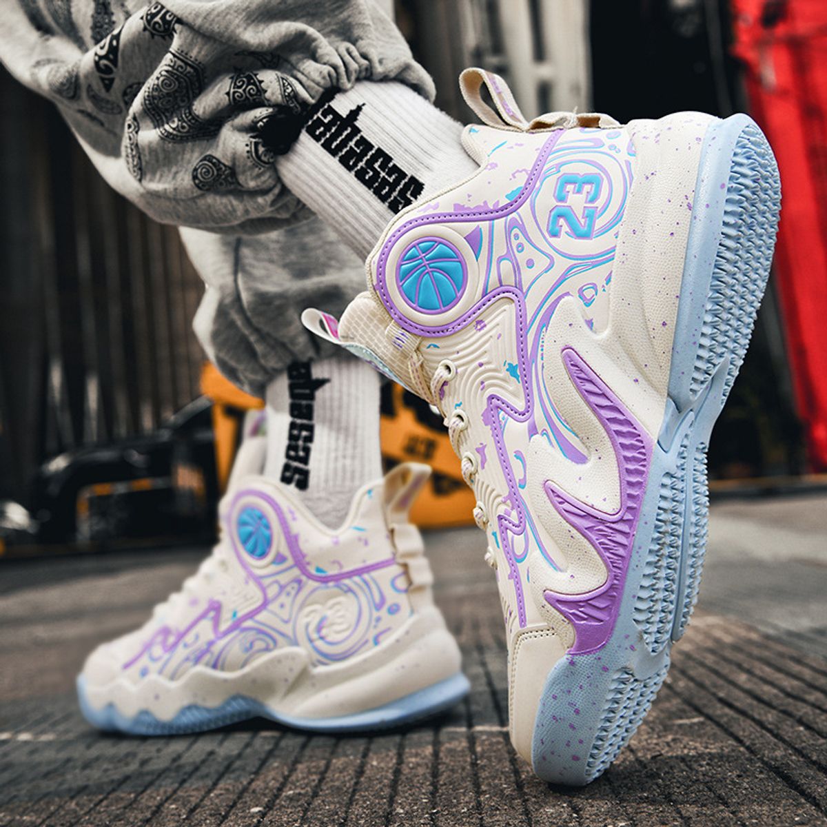 BLWOENS - Zapatillas de baloncesto para hombres