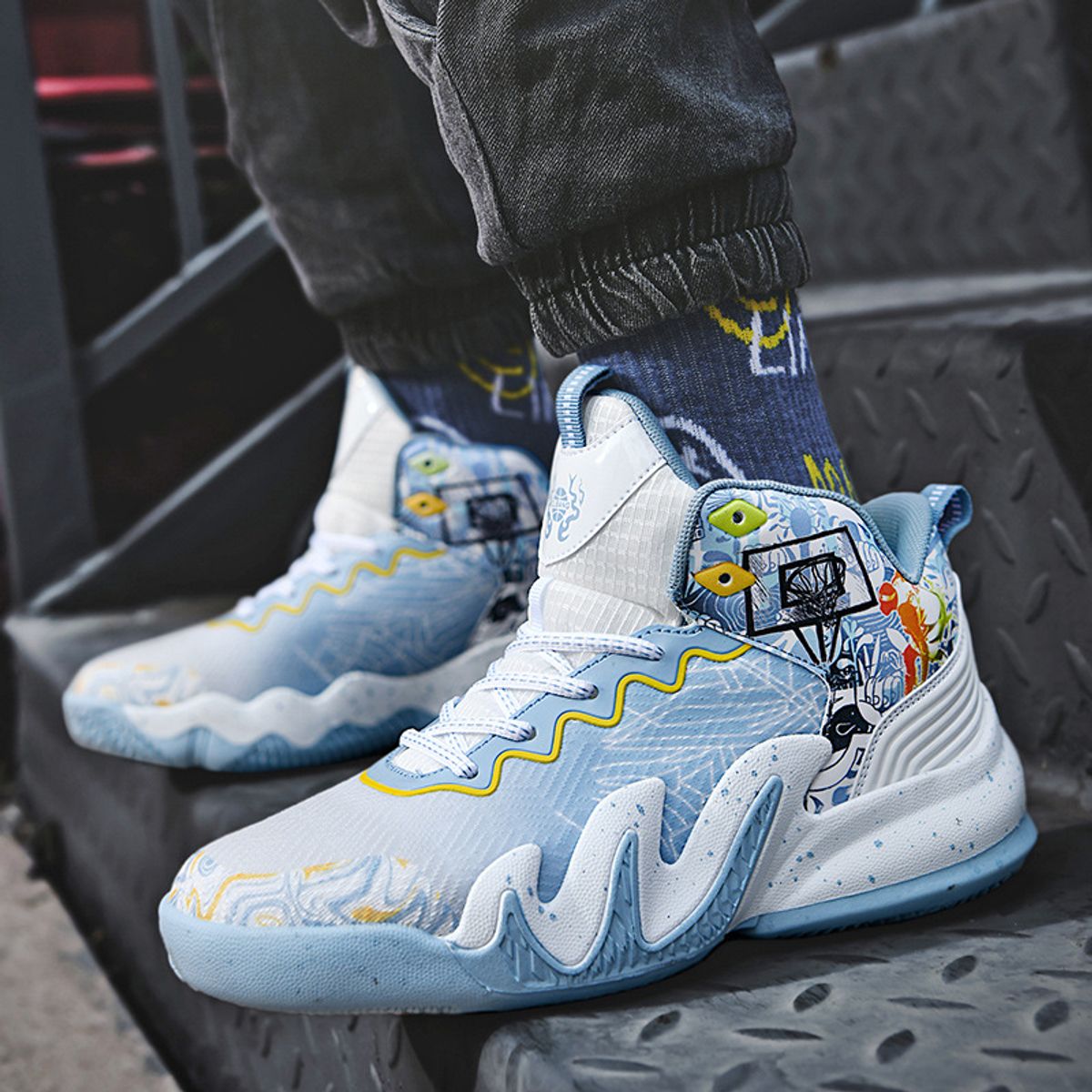 BLWOENS - Zapatillas de baloncesto para hombres