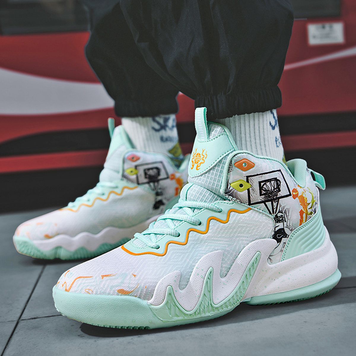 BLWOENS - Zapatillas de baloncesto para hombres