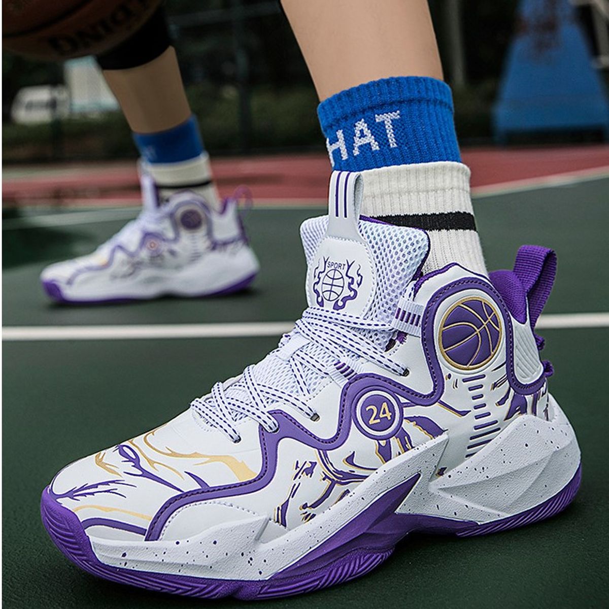 BLWOENS - Zapatillas de baloncesto para hombres