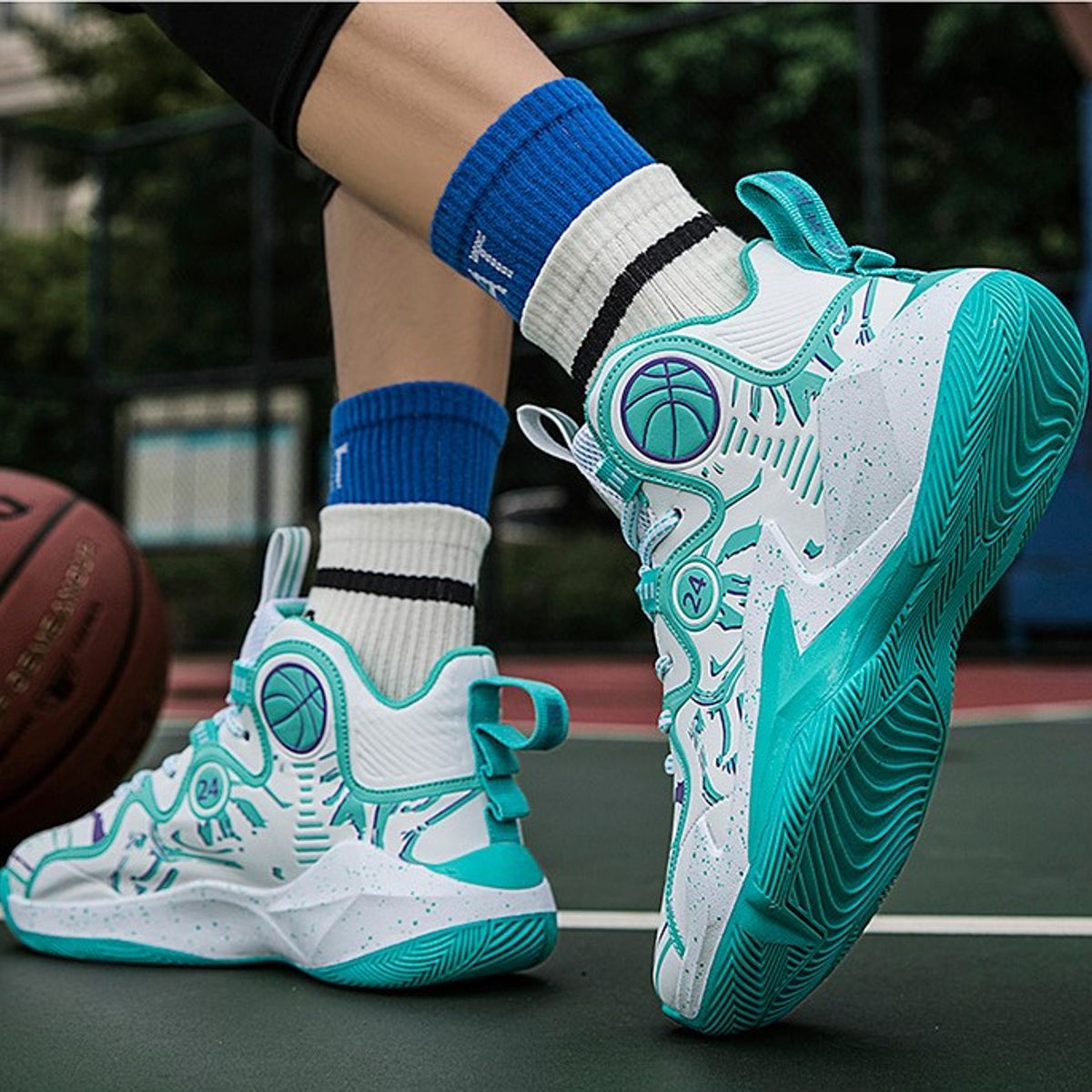 BLWOENS - Zapatillas de baloncesto para hombres