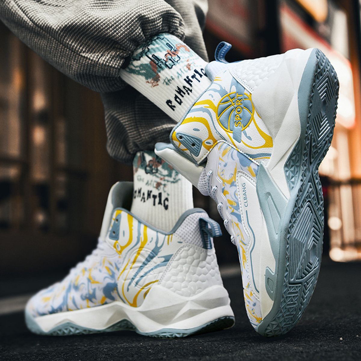 BLWOENS - Zapatillas de baloncesto para hombres