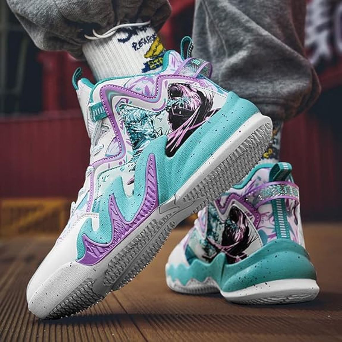 BLWOENS - Zapatillas de baloncesto para hombres