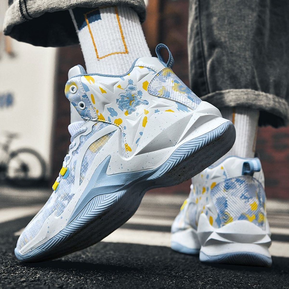 BLWOENS - Zapatillas de baloncesto para hombres