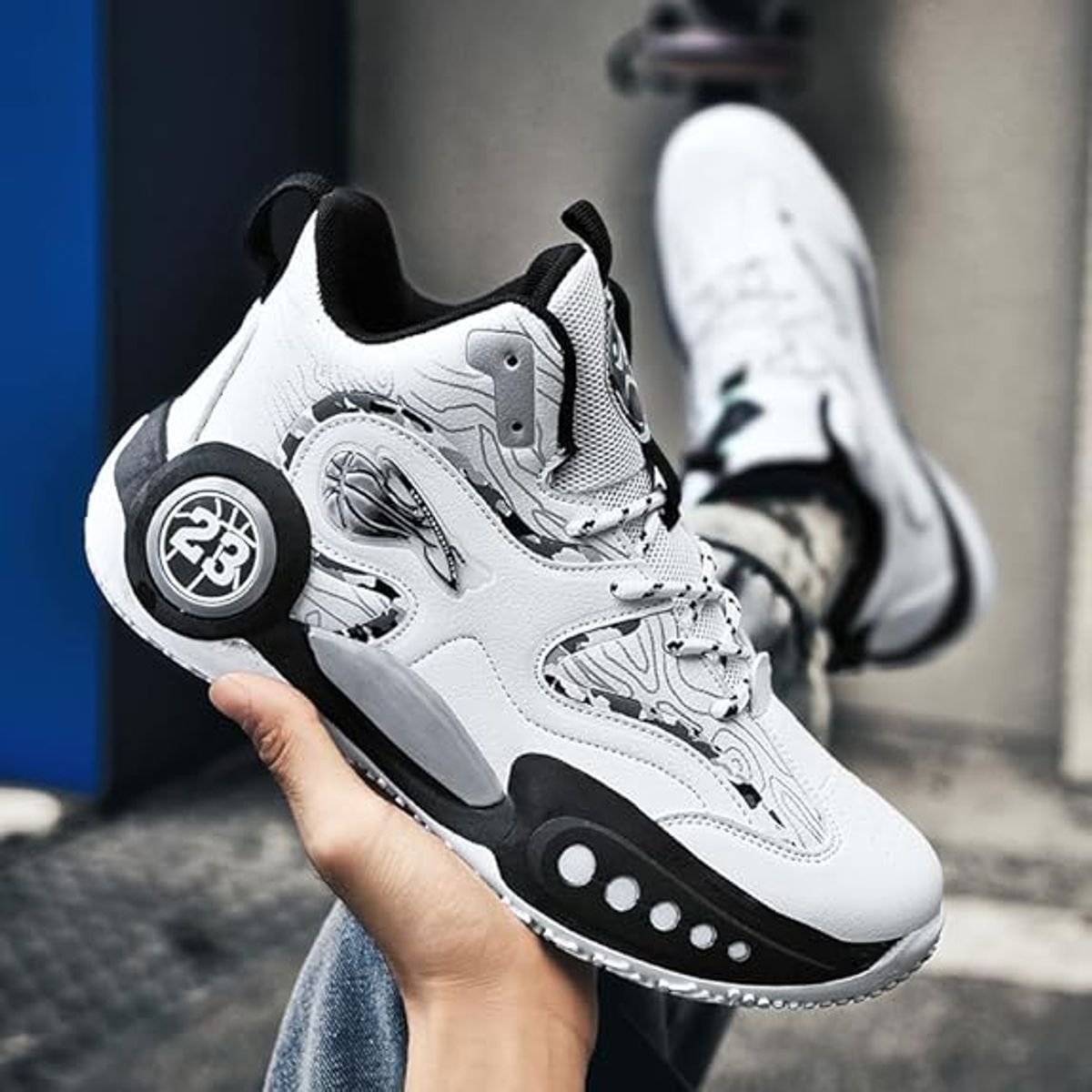 BLWOENS - Zapatillas de baloncesto para hombres