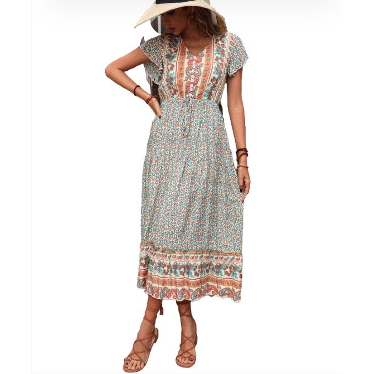 BLWOENS - Vestido de casual para mujer