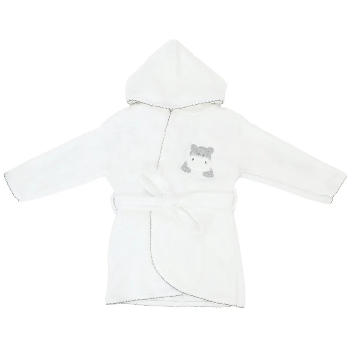 GENERICO - Salida de baño bebé - Hipo - Blanco - Plomo
