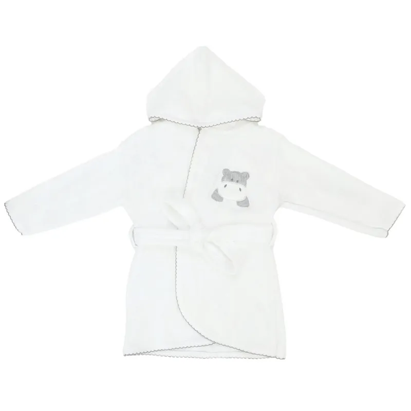 GENERICO - Salida de baño bebé - Hipo - Blanco - Plomo