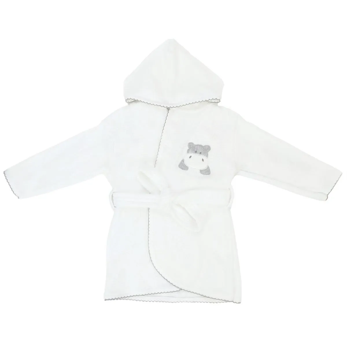 GENERICO - Salida de baño bebé - Hipo - Blanco - Plomo