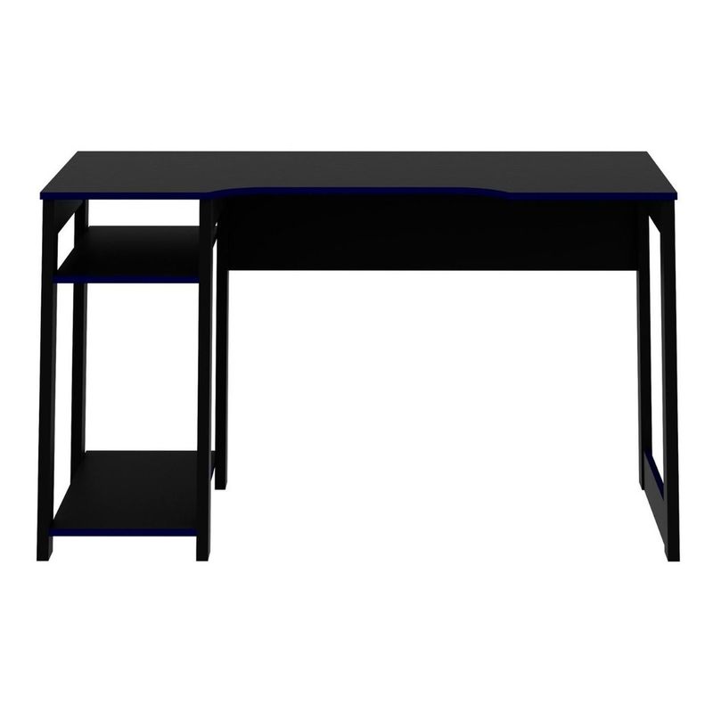 BONNO - Escritorio De Melamina Gamer Sirion Negro/Azul Bonno