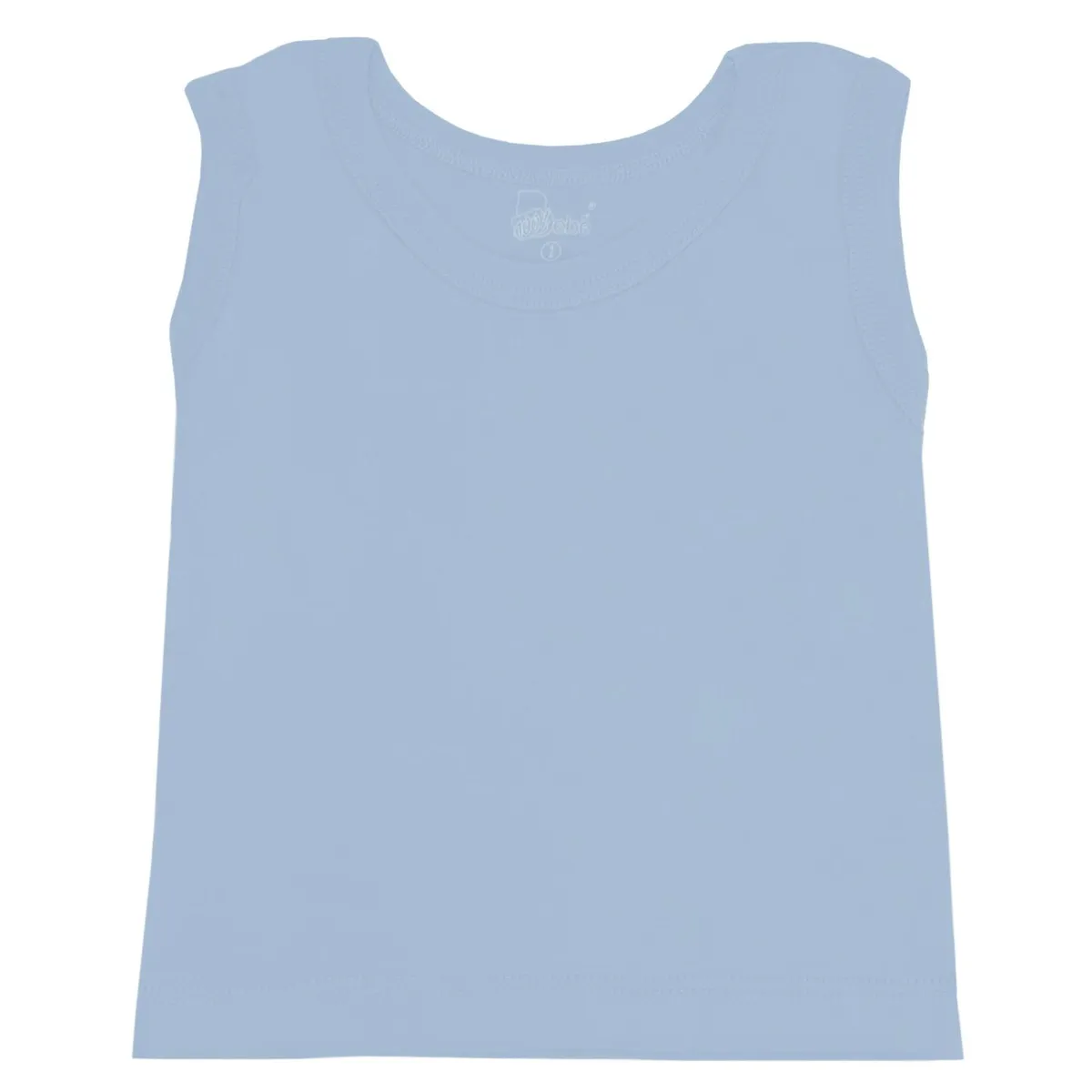 GENERICO - Polo bebÃ© sin mangas - Celeste.
