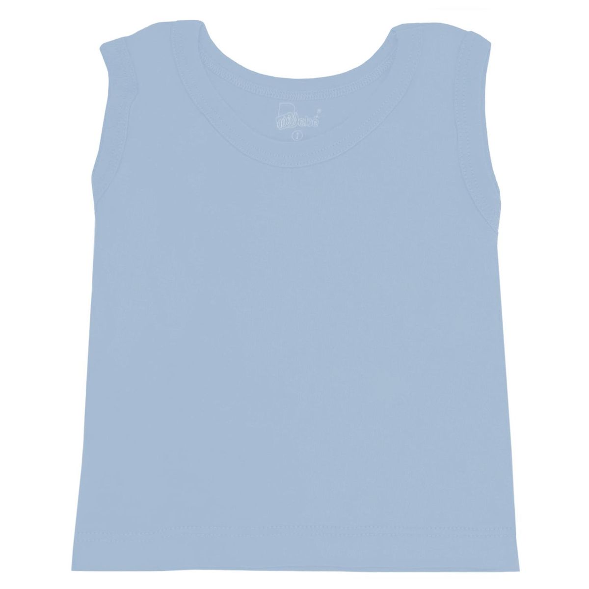 GENERICO - Polo bebÃ© sin mangas - Celeste.