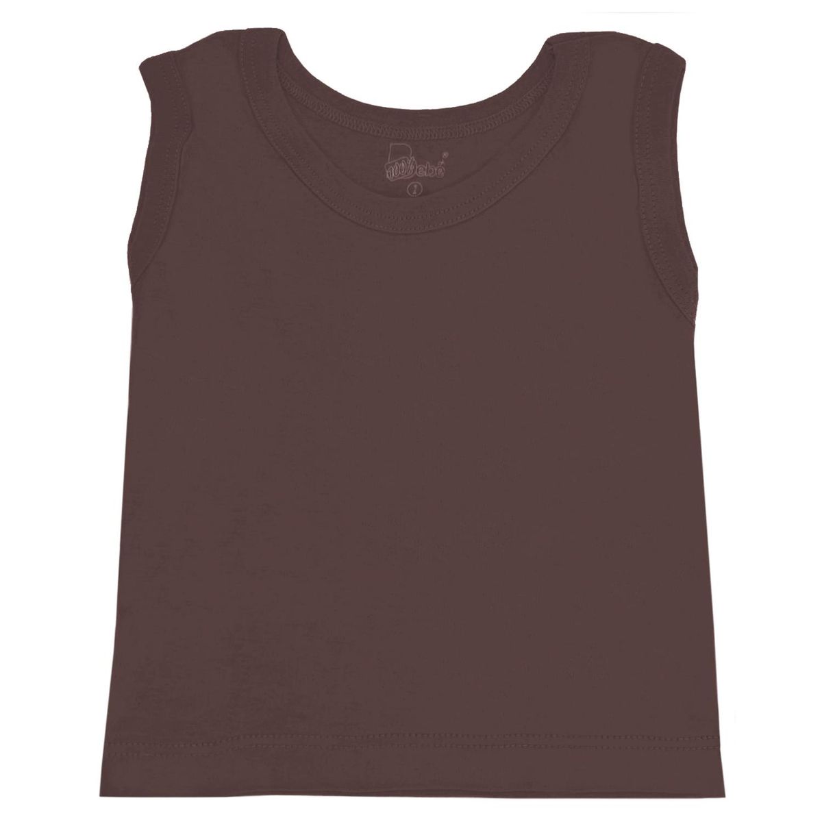 GENERICO - Polo bebÃ© sin mangas - Marron.