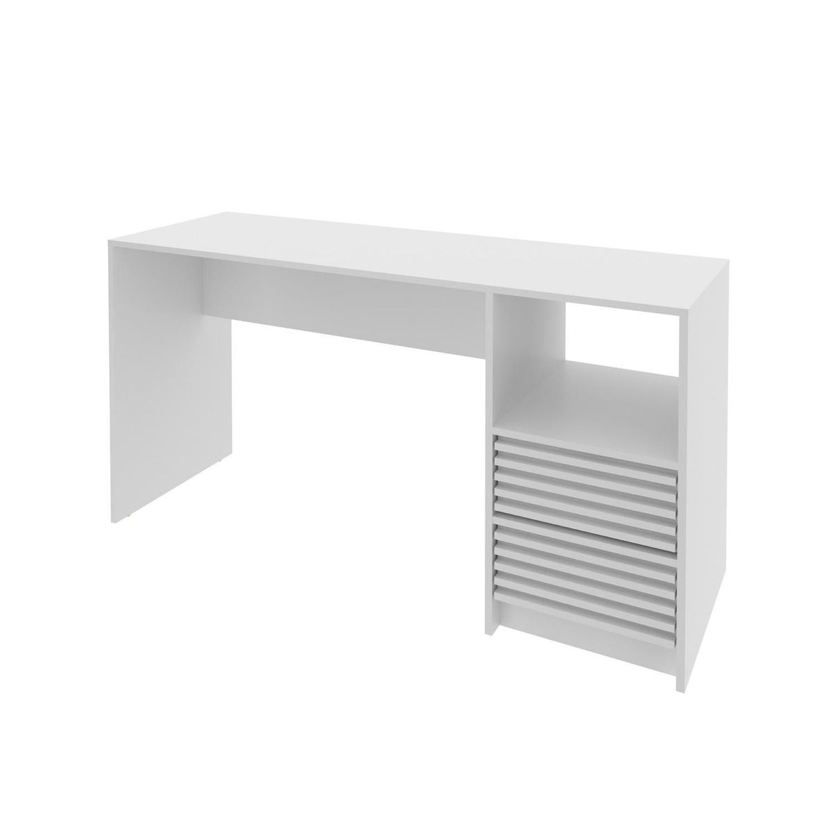 BONNO - Escritorio De Melamina Coleman Blanco Bonno