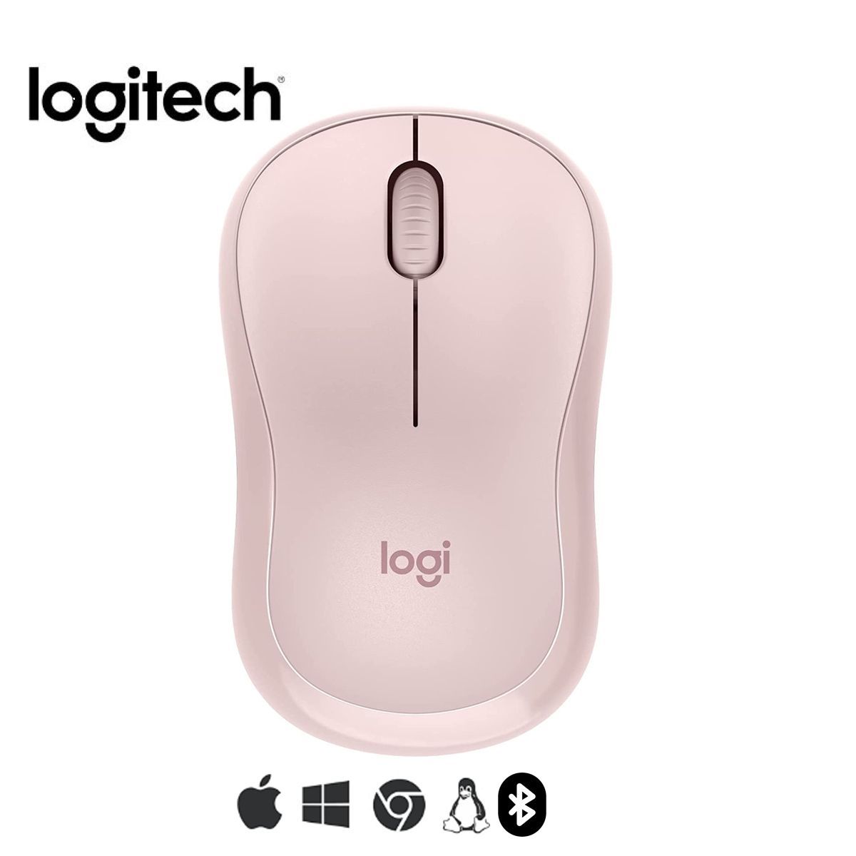 LOGITECH - Mouse Logitech M240 Bluetooth Rosado