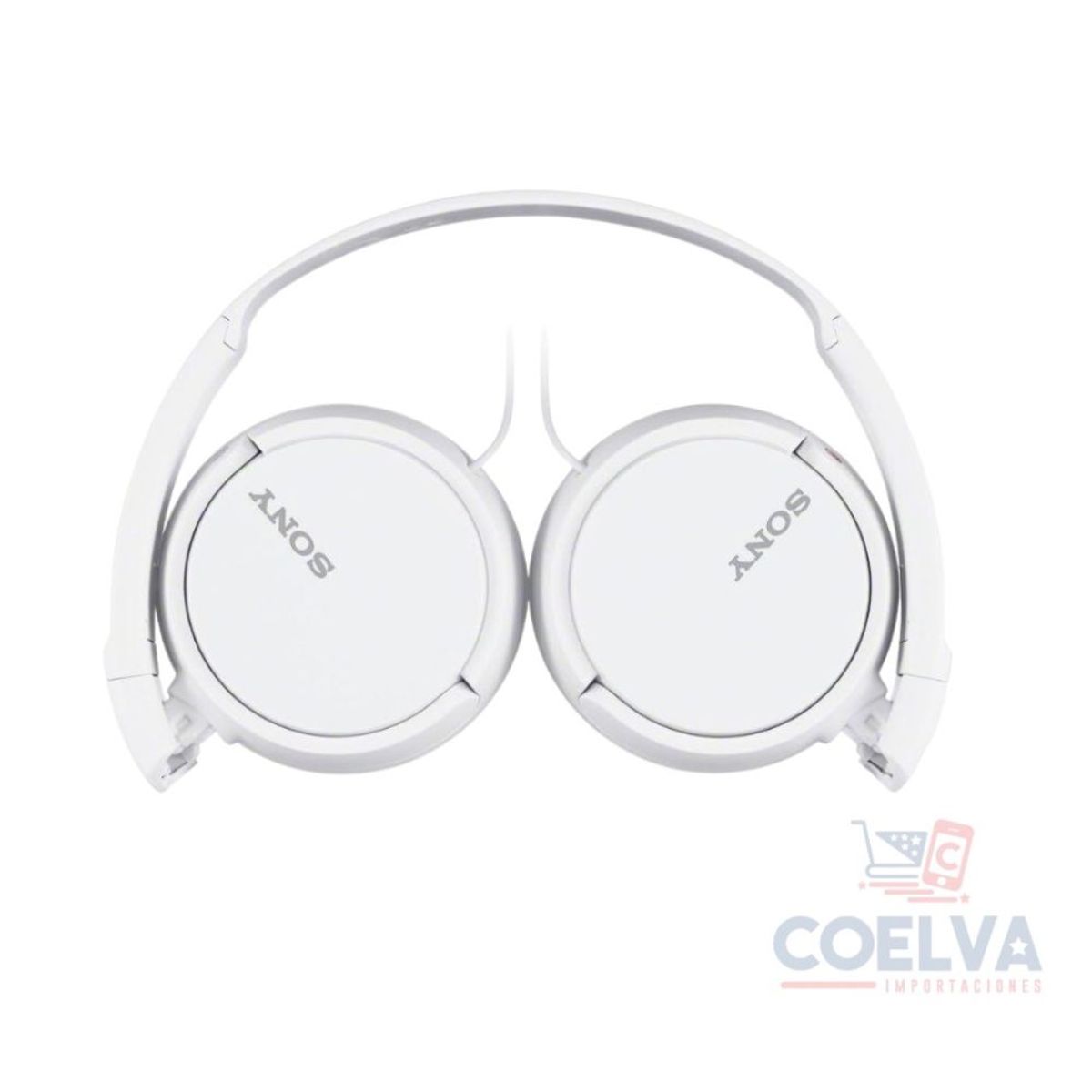 SONY - Sony MDR-ZX110AP High-Quality Powerful Sound Headphone - Blanco