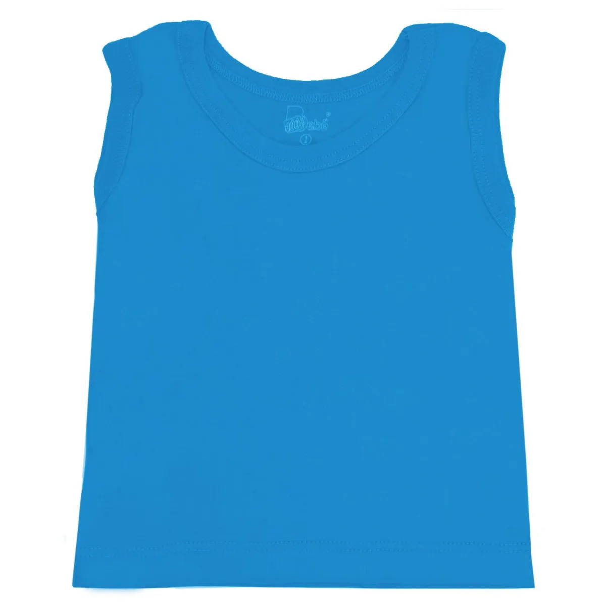 GENERICO - Polo bebÃ© sin mangas - Azul Agua..