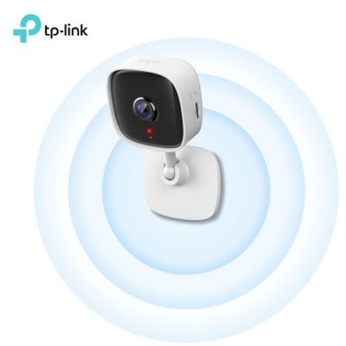 TP LINK - Cámara de seguridad Tapo C100 Wifi Full-HD para interiores + SD 128 GB - Tp-Link