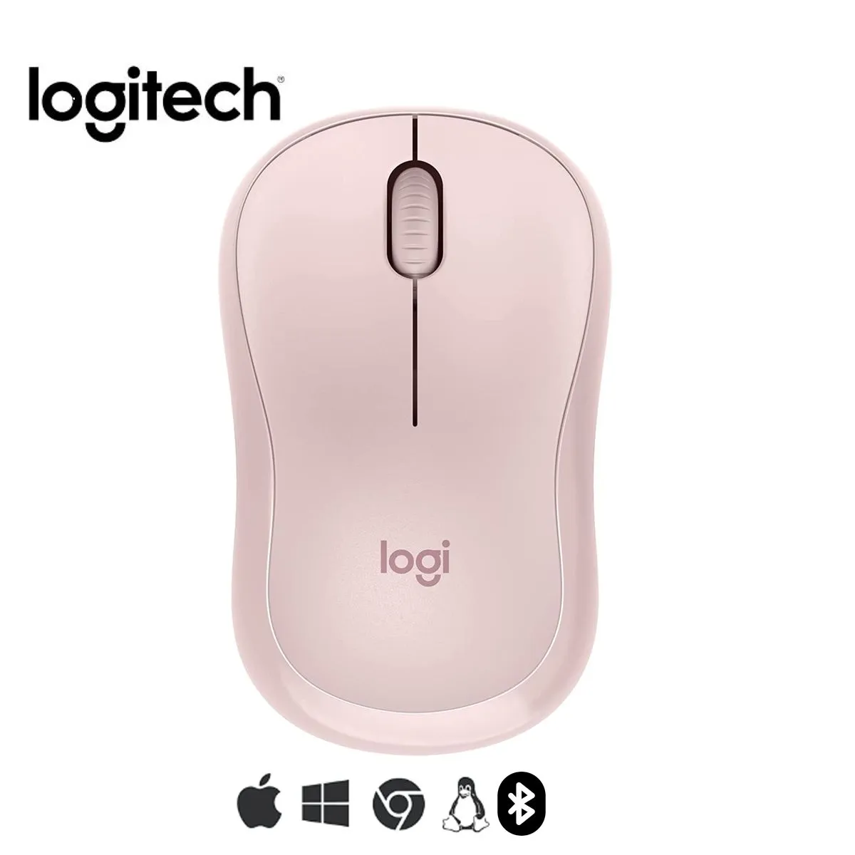 LOGITECH - Mouse Logitech M240 Rosado