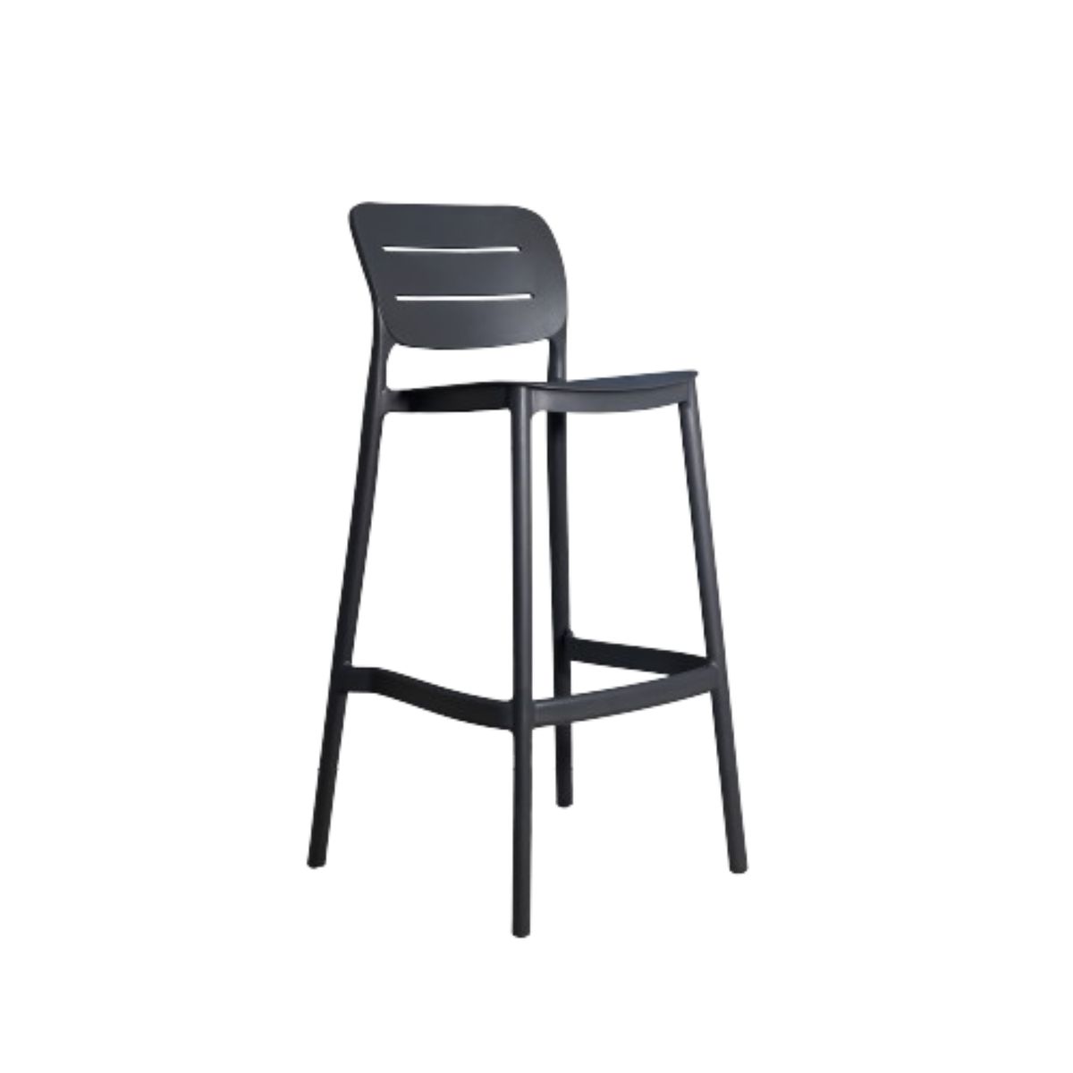 NIHM - Silla Bar Gasco Gris Oscuro 75 Cm
