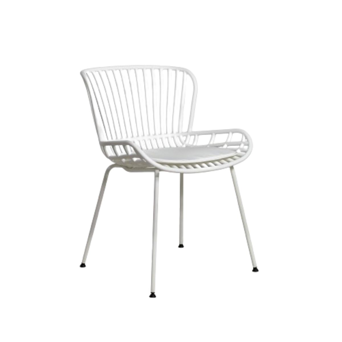 NIHM - Silla de Comedor Terre de Polipropileno  Blanco