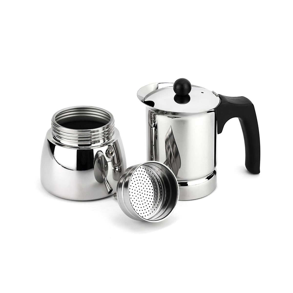 MAGEFESA - Cafetera Acero Inoxidable 6 Tzs Magefesa Genova