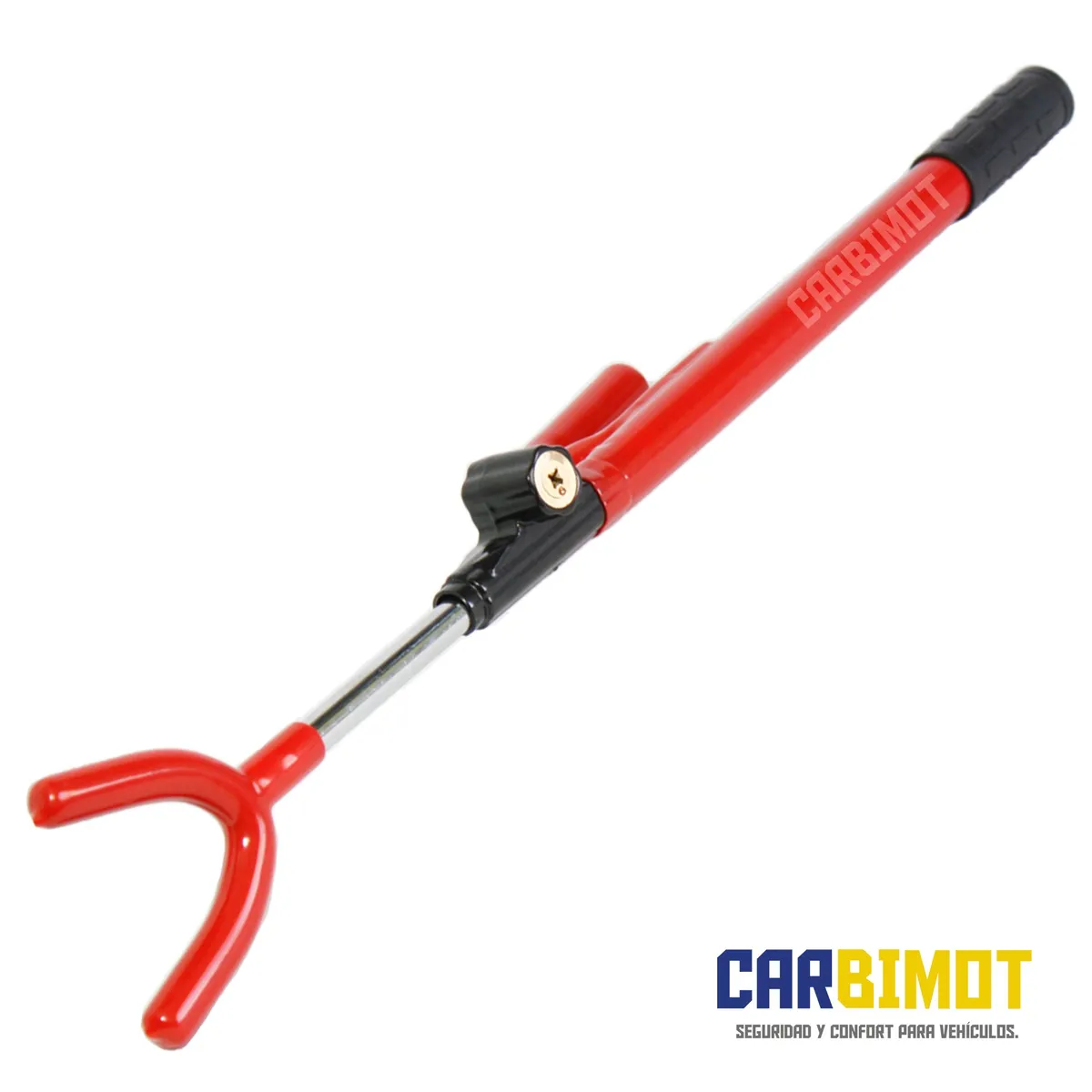 GENERICO - SEGURO BLOQUEO TRABA PEDAL VOLANTE TIMON ANTIRROBO VEHICULOS