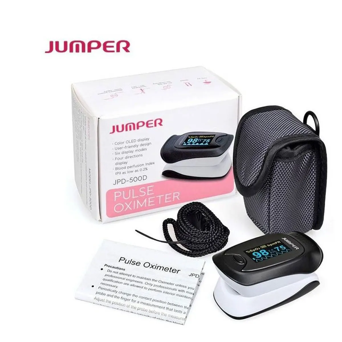 JUMPER - OXIMETRO JUMPER COLOR NEGRO