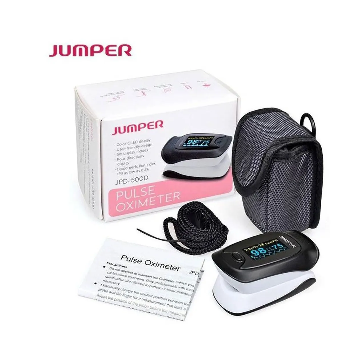 JUMPER - OXIMETRO JUMPER COLOR NEGRO