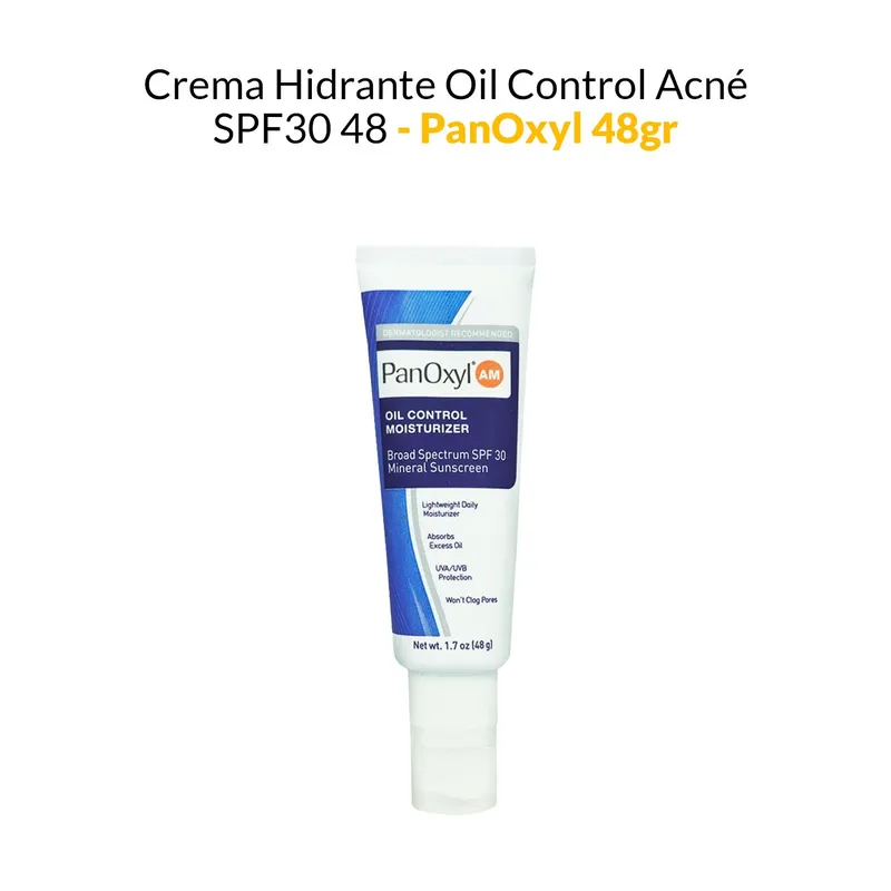PANOXYL - Crema Hidrante Oil Control Acné SPF30 48 Gr - Panoxyl AM