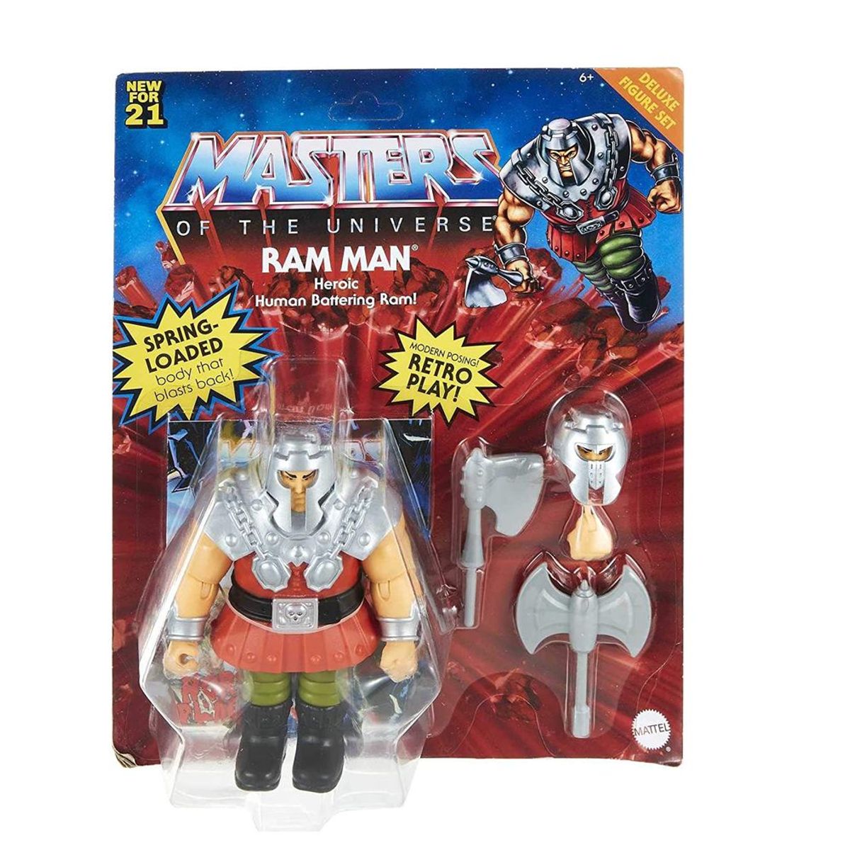 MATTEL - He-Man Masters of the Universe MOTU Figura Ram Man