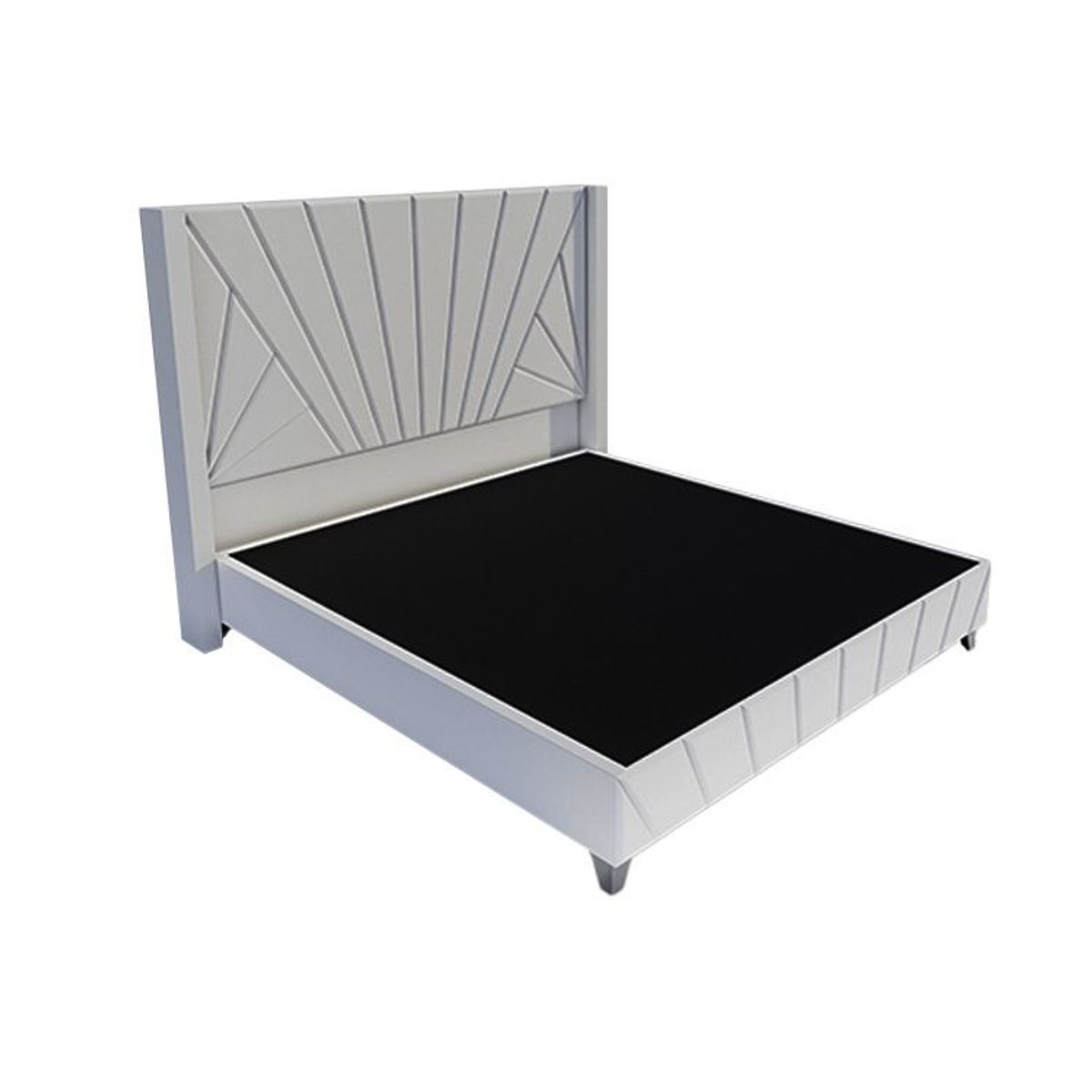 BARAKA HOME - Dormitorio Lienz + Cabecera emperatriz Cadíz 1.5 plz - Ivory